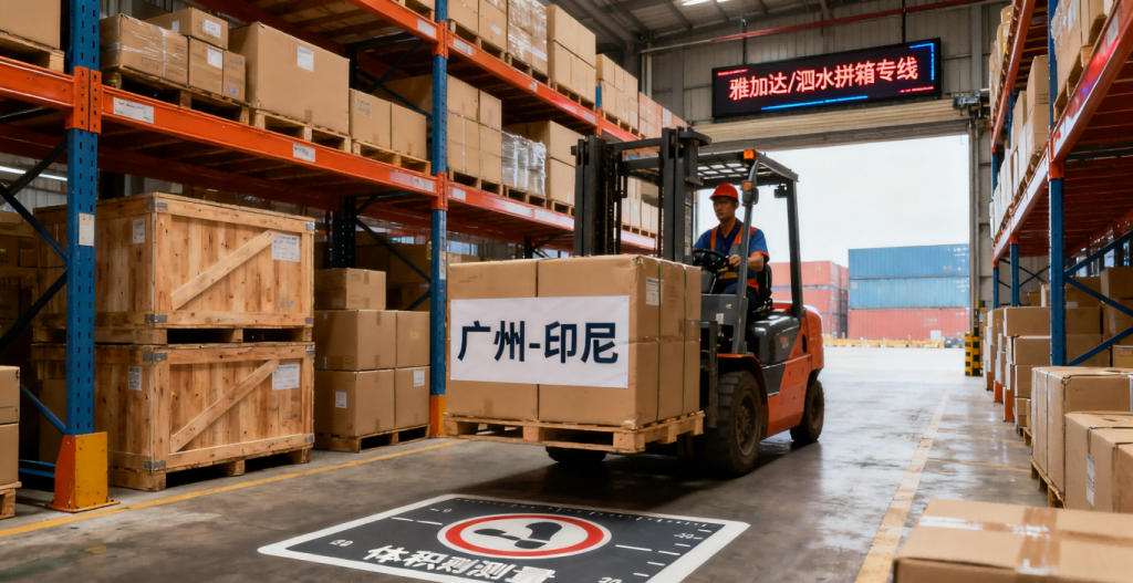 广州到印尼海运拼箱（LCL）全攻略：费用、时效、流程一次讲清